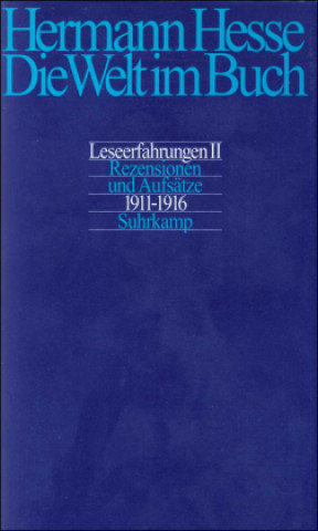 Kniha Die Welt im Buch 2. Rezensionen und Aufsätze 1911 - 1916 Volker Michels