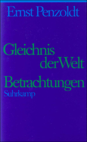 Kniha Penzoldt, E: Ges. Schriften 7 Ernst Penzoldt