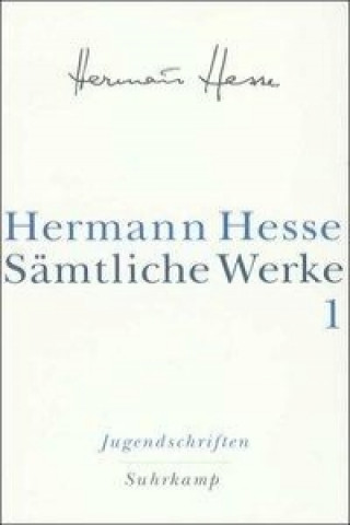 Carte Jugendschriften Hermann Hesse