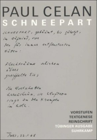 Knjiga Schneepart Paul Celan