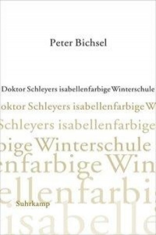 Kniha Doktor Schleyers isabellenfarbige Winterschule Peter Bichsel