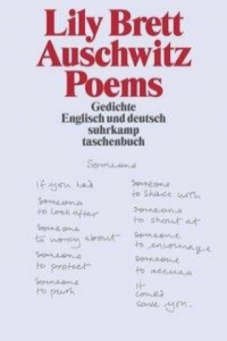 Kniha Auschwitz Poems Lily Brett