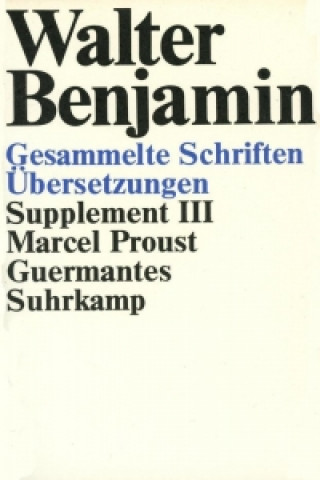 Könyv Gesammelte Schriften Walter Benjamin