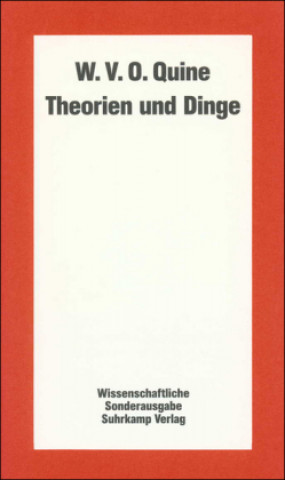 Kniha Theorien und Dinge Willard Van Orman Quine