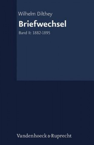 Kniha Briefwechsel Wilhelm Dilthey