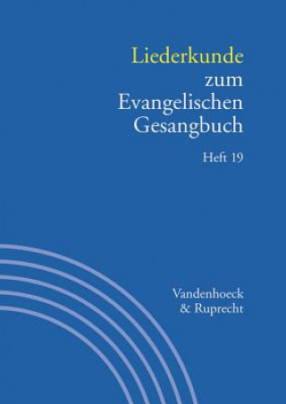 Livre Liederkunde zum Evangelischen Gesangbuch. Heft 19 Eva Dolezalová