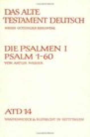 Książka Die Psalmen I Artur Weiser