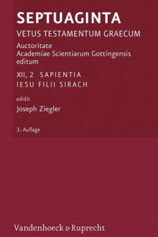 Kniha Septuaginta Joseph Ziegler