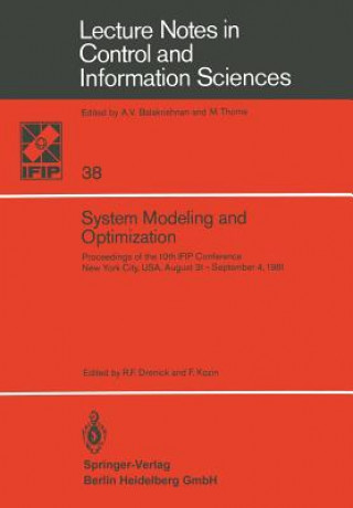 Knjiga System Modeling and Optimization R. F. Drenick