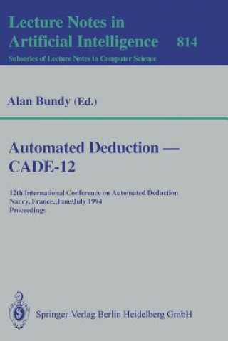 Книга Automated Deduction ? CADE-12 Alan Bundy