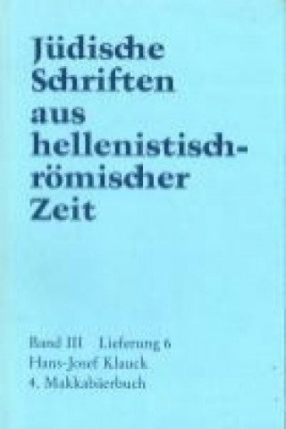 Buch 4. Makkabäerbuch Hans-Josef Klauck