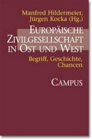 Kniha Europäische Zivilgesellschaft in Ost und West Manfred Hildermeier