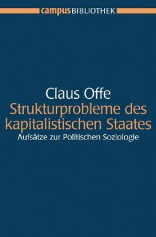 Kniha Strukturprobleme des kapitalistischen Staates Claus Offe