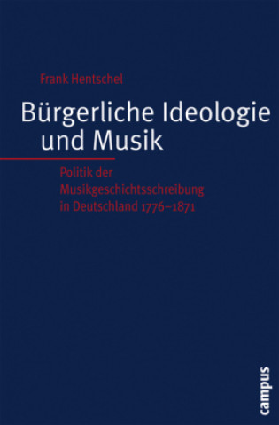 Kniha Bürgerliche Ideologie und Musik Frank Hentschel