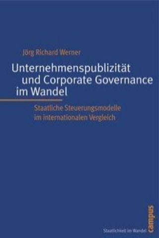 Książka Unternehmenspublizität und Corporate Governance im Wandel Jörg Richard Werner