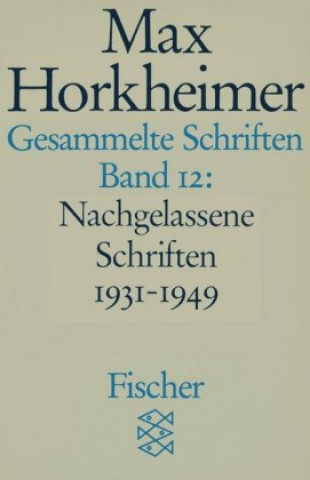 Kniha Gesammelte Schriften XII Alfred Schmidt