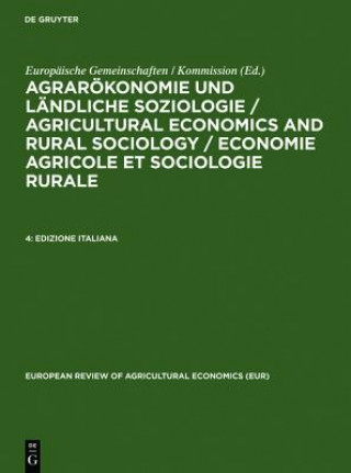 Βιβλίο Edizione Italiana Europäische Gemeinschaften / Kommission