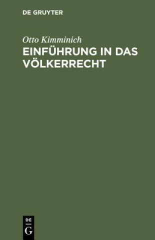 Book Einfuhrung in Das Voelkerrecht Otto Kimminich