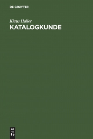 Boek Katalogkunde Klaus Haller