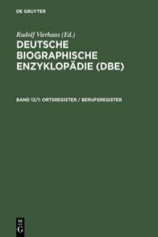 Kniha Ortsregister / Berufsregister Rudolf Vierhaus