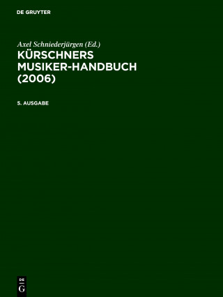 Kniha 2006 Axel Schniederjürgen
