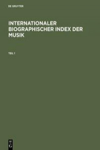 Carte Internationaler Biographischer Index Der Musik 