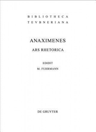 Könyv Ars Rhetorica CB Anaximenes Lampsacenus