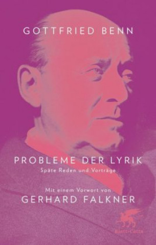 Kniha Probleme der Lyrik Gottfried Benn
