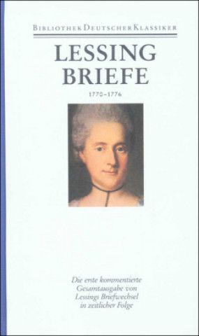 Libro Briefe von und an Lessing 1770 - 1776 Helmuth Kiesel