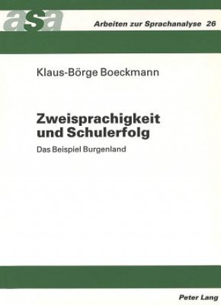 Buch Zweisprachigkeit und Schulerfolg Klaus-Börge Boeckmann