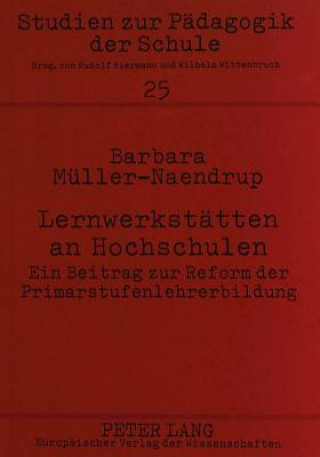 Book Lernwerkstaetten an Hochschulen Barbara Müller-Naendrup