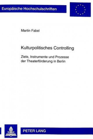 Kniha Kulturpolitisches Controlling Martin Fabel