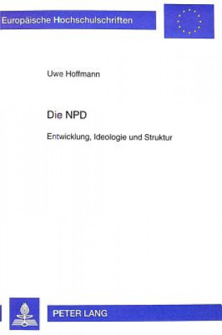 Libro Die Npd Uwe Hoffmann