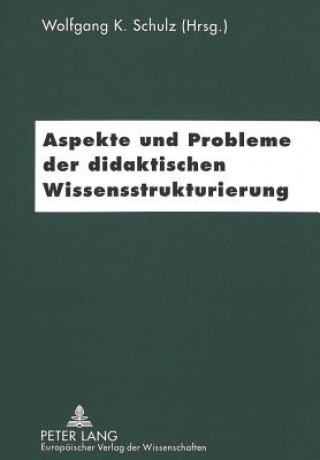 Carte Aspekte und Probleme der didaktischen Wissensstrukturierung Wolfgang Schulz