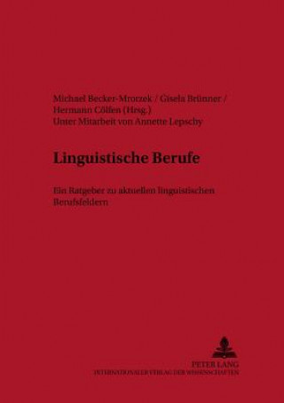 Book Linguistische Berufe Michael Becker-Mrotzek