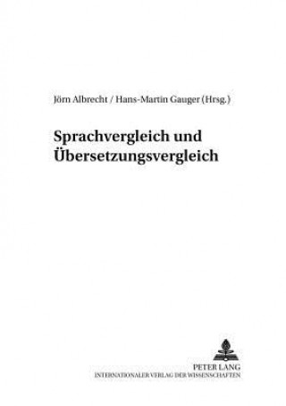 Knjiga Sprachvergleich und Uebersetzungsvergleich Jörn Albrecht