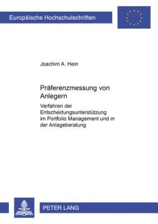 Carte Praeferenzmessung Von Anlegern Joachim A. Hein