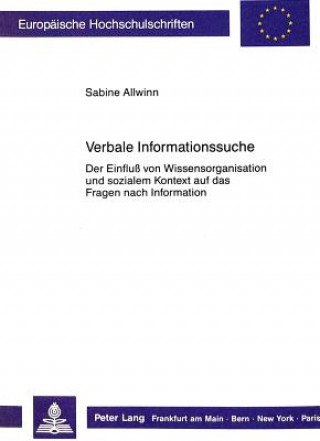 Carte Verbale Informationssuche Sabine Allwinn