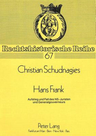 Книга Hans Frank Christian Schudnagies