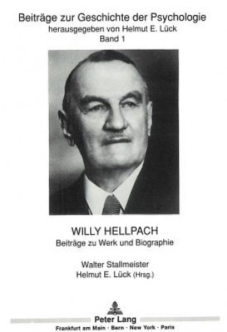 Knjiga Willy Hellpach Walter Stallmeister
