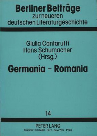 Книга Germania - Romania Giulia Cantarutti