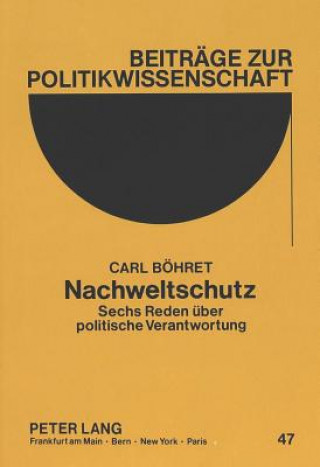 Kniha Nachweltschutz Carl Böhret