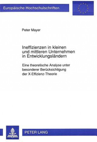 Книга Ineffizienzen in kleinen und mittleren Unternehmen in Entwicklungslaendern Peter Mayer