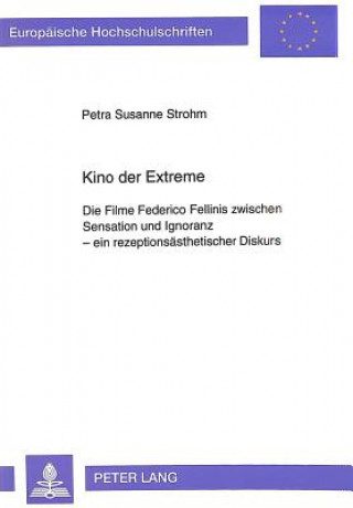 Kniha Kino der Extreme Petra Susanne Strohm