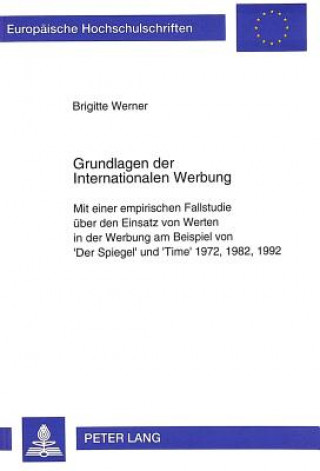Könyv Grundlagen der Internationalen Werbung Brigitte Werner
