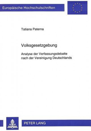 Knjiga Volksgesetzgebung Tatiana Paterna