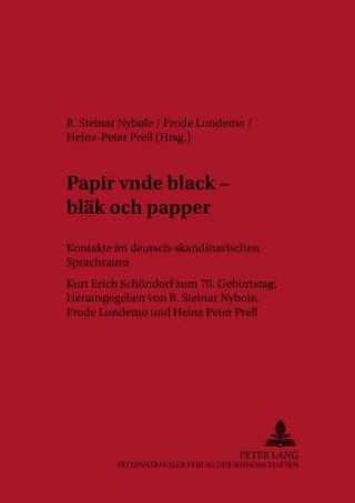 Kniha Â«Papir vnde black - blaek och papperÂ» R. Steinar Nyb?le