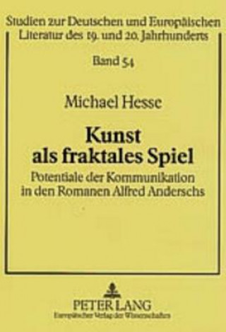 Libro Kunst ALS Fraktales Spiel Michael Hesse