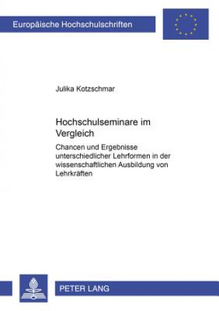 Kniha Hochschulseminare Im Vergleich Julika Kotzschmar