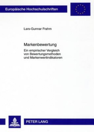 Книга Markenbewertung Lars-Gunnar Frahm